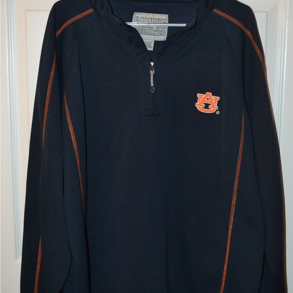 Auburn Tigers Navy Quarter Zip Pullover